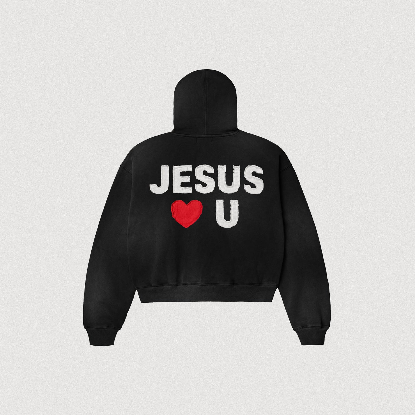 "I <3 JESUS, JESUS <3 U" HOODIE