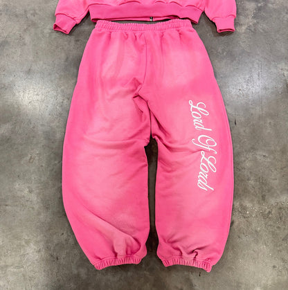 KING OF KINGS SWEATS - PINK