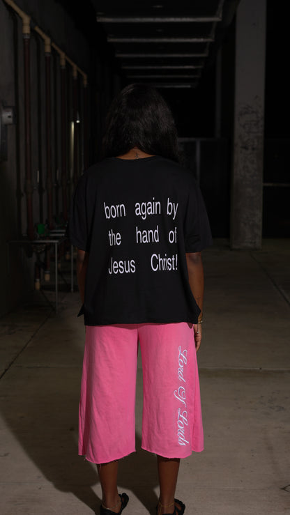 IN NEED OF A SAVIOR TEE - BLACK
