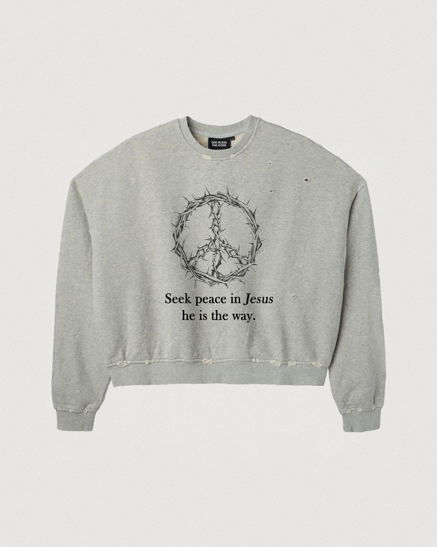"BETTER WITH CHRIST" CREWNECK