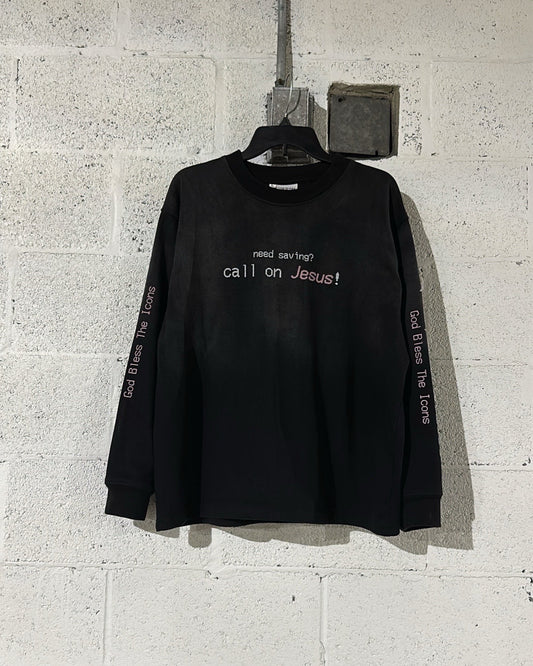 JESUS SAVES LONGSLEEVE