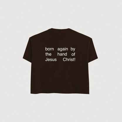 IN NEED OF A SAVIOR TEE - BROWN