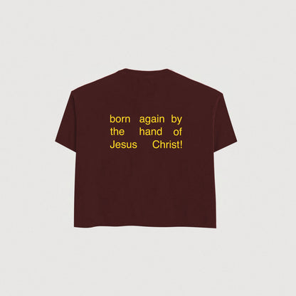 IN NEED OF A SAVIOR TEE - MAROON