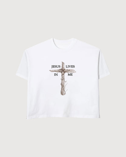 "JESUS LIVES IN ME" - TEE