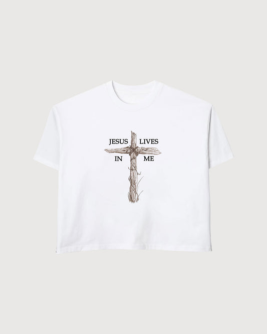 "JESUS LIVES IN ME" - TEE