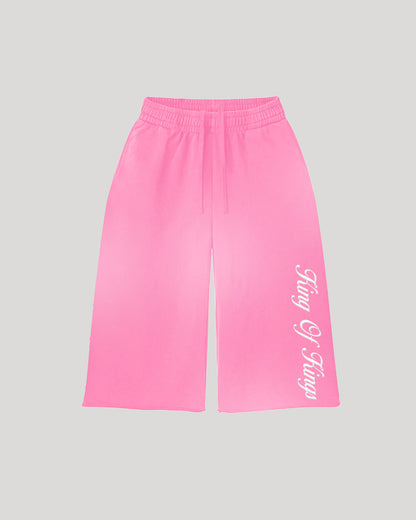 "KING OF KINGS" CHINO SHORTS - PINK