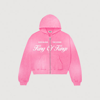 KING OF KINGS ZIP - PINK